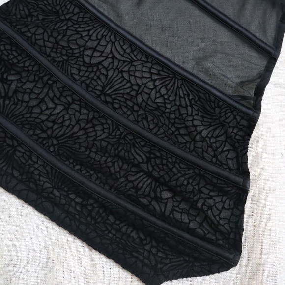 Maidenform Lace Mesh Black Corset NWT - Picture 13 of 14